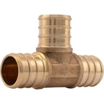 Sharkbite 3/4 Inch Crimp Tee, Brass Plumbing Fitting, Pex Pipe, Pe-rt, Uc370lfa. Fixed Price $7.95.
