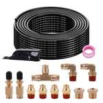 Boeray 50ft 1/4 Air Hose Brass Fittings Kit 11pcs 1/4" Od Quick Push To Connect. Fixed Price $48.98.