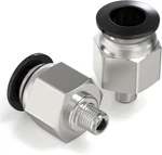 Tailonz Pneumatic Male Straight 6mm Tube Od X M6 Thread Push To Connect Fittings. Fixed Price $11.83.