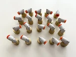 Smc Kq2lf07-34a 1/4" Npt Female X 3/8" Tube Elbow, Lot Of 20. Fixed Price $50.00.