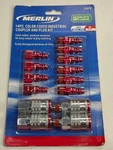 Merlin Color-coded Industrial Coupler And Plug Kit, 14 Pc. 57628 - New. Fixed Price $26.98.