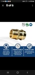 79245 - 1" Propress X Male Npt Bronze Adapter. Fixed Price $25.00.