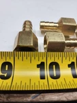 4pc Midland Metal Mbg17 3/8" X 1/2" - 13unc Brass Hose Barb Female Adapter New. Fixed Price $13.02.
