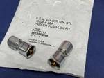 Qty 2 Parker Crimp Style Hydraulic Hose Fitting Sae 45 - Swivel Straight 3/8". Fixed Price $24.77.