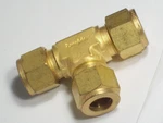 1- Swagelok Brass Union Tee Fitting, 1/2" Od Tube, B-810-3. Fixed Price $14.89.