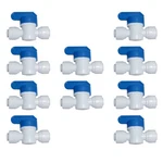 Malida Water Purifier Shut Off Ball Valve,equal 1/4inch Od 0.25 Inches, White. Fixed Price $13.85.