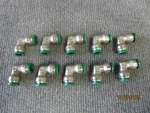 (10) Parker 3/8" Prestolok 90 Push To Connect Elbow. Fixed Price $71.99.
