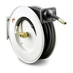 Reelworks Industrial Retractable Oil Hose Reel - 1/2" X 50'ft, Mnpt. Fixed Price $406.30.