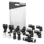 Tailonz Pneumatic 1/4 Inch Od Push To Connect Fitting Npt Thread Air Hose Fittin. Fixed Price $22.40.