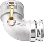 3" Type Da Camlock Fitting 90 Elbow Female X Male, 125psi Aluminum. Fixed Price $67.49.