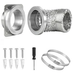 Hahoray Magnetic Dryer Vent Connector Kit Airtight Seal Silver. Fixed Price $49.81.
