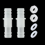 Feelers 3/8" Hose Barb Thru-bulk Bulkhead Fitting Hex Barbed Plastic Ada. Fixed Price $14.95.