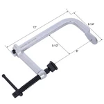 Heavy Duty F Clamp 2 Pcs 24x5.5 Inch Deep Throat Swivel Pad Welding. Fixed Price $57.19.