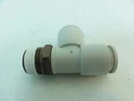 184835 New-no Box; Smc Kq2y16-04as Male Run Tee Fitting; 1/2" Npt; 16mm Tube Od. Fixed Price $13.05.