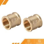 2pack Brass Cast Pipe Fitting Coupling 3/4 X G Female Thread Gold. Fixed Price $16.06.