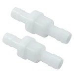 Coufce 2 Pcs 3/8"(10mm) Plastic Check Valve Barb Hose With One Way 3/8 Inch. Fixed Price $13.25.