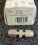 Ham-let 762l-ss-1/8 Union 1/8 Compression Tube Stainless Steel. Fixed Price $9.00.