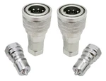 Iso 7241-b 1/4 Inch Npt Quick Disconnect Hydraulic Coupler/coupling (2 Set). Fixed Price $33.65.