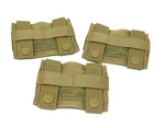 3-pack - Us Military K-bar Adapters Coyote New In Bag. Fixed Price $12.99.