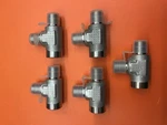 5- Fastenal (sku # 426409) 1/4" Male Npt X Female Stainless Steel Branc. Fixed Price $212.50.