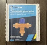 Cash Acme Hg110-d Heatguard Thermostatic Mixing Valve - 3/4" Barb Ends (#24507). Fixed Price $129.99.