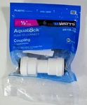 New Watts Aqualock Push To Connect 1/2" Coupling 250 Psi Part No. 3515-10. Fixed Price $8.75.
