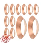 Uxcell 12pc Copper Flare Gasket, 5/8" Tube, Ac Refrigeration Fitting. Fixed Price $20.00.