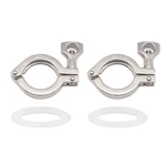 Beduan 1.5" Sanitary Tri Clamp, 304 Stainless Steel Single 1.5 Inch, Silver. Fixed Price $15.54.
