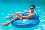 Motorized Pool Tube Candy Runner Float Blue Bumper Boat Adult/children. Fixed Price $174.60.