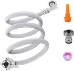 Portable Washing Machine Hoses, Used For Compact Washer 6.56 Ft 2m, White. Fixed Price $37.35.