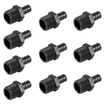 10-pack Efield Poly Ppsu Barb Crimp Pex Fitting 1/2" X P10, Black. Fixed Price $31.99.