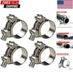 Akihisa 4 Pack 20-22mm Range T-bolt Hose Clamps,304 Stainless Steel Heavy Duty A. Fixed Price $22.85.