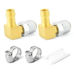 Gasher Brass Brake Line 90 Degree Elbow Hose 3/8" Barb X 5/8-18" Mnpt. Fixed Price $18.91.