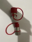 3/4in Sae Skid Steer Bobcat Flat Face Hydraulic Quick Connect Couplers Dust Caps. Fixed Price $25.50.
