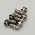 Lot Of 5 Legris 3699 06 13 Elbow Fitting, 6mm Tube Diameter, 1/4" Npt - Used. Fixed Price $12.99.