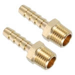 For Brass Barb 2pcs 1/4" X Npt Male Pipe Fitting. Fixed Price $10.36.