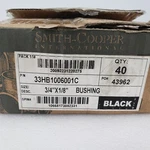 Smith-cooper 33hb1006001c Hex Head Bushing 3/4" X 1/8" Malleable Iron Box Of 40. Fixed Price $99.99.