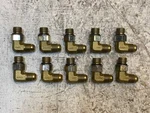 10 Quantity Of Parker 90 Deg Elbow Hose Adapter Couplings 6c50x-s Bp (10 Qty). Fixed Price $62.31.