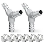 Taisher 2pcs 304 Stainless Steel 3/8" X 3/8"(y Shape), Silver. Fixed Price $18.99.