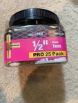 Apollo 1/2 In. Brass Pex-b Barb Tee Pro Pack-25, Apxt1225jr-open. Fixed Price $43.00.