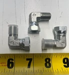 Lot Of 3) 1501-04-04-fg Brennan 90 Elbow 1/4" Mnptf X Female Nptf Swivel. Fixed Price $15.45.