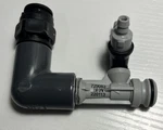 Hydra-flex Chem-flex 729083 Injector Pc2 Inlet 0.083 Orifice 2 Barb Gray W Elbow. Fixed Price $191.24.