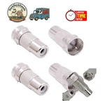 Essential F Type Male To Rca Female Cable Adapters For Classic Game Consoles. Fixed Price $13.97.