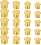 20pcs Brass Outer Hex Thread Socket Pipe Plug Fitting 1/8" 1/4" 3/8" 1/2" Npt Ma. Fixed Price $32.69.