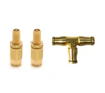 Torque Air Inflation Schrader Valve 1/4" With Push To Connect Pair & Union Tee. Fixed Price $9.48.