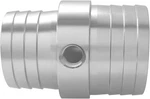 Ysil 1-1/2" To 1-3/4" Hose Barb 1-1/2 1-3/4 With 1/8 Npt Port, Silver. Fixed Price $24.08.