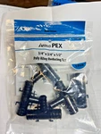 (5-pk) Apollo Pex Barb Reducing Tee Pxpat3434125pk 3/4"x3/4"x1/2" Free Ship. Fixed Price $9.59.