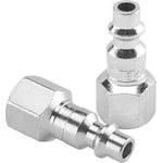 Milton Industries S-728 1/4" Fnpt M Style Plug, Steel - 2 Female, Box Of. Fixed Price $9.99.