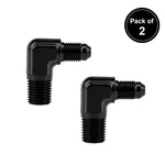 Lokocar 4an Male To 1/4" Npt Pipe 90 Degree Fitting Adapter Aluminum 2pcs. Fixed Price $13.99.