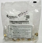 New Smc Fittings Uni Male Elbow One Touch Unifit Fitting 10 Pack P/n Kq2v06-u01a. Fixed Price $62.99.